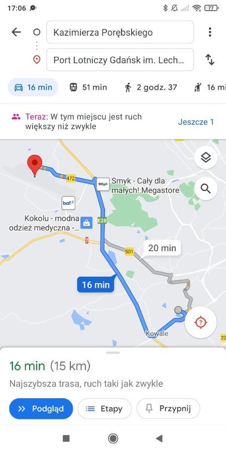 Апартаменты Przytulna Kawalerka Z Ogrodem Гданьск Экстерьер фото