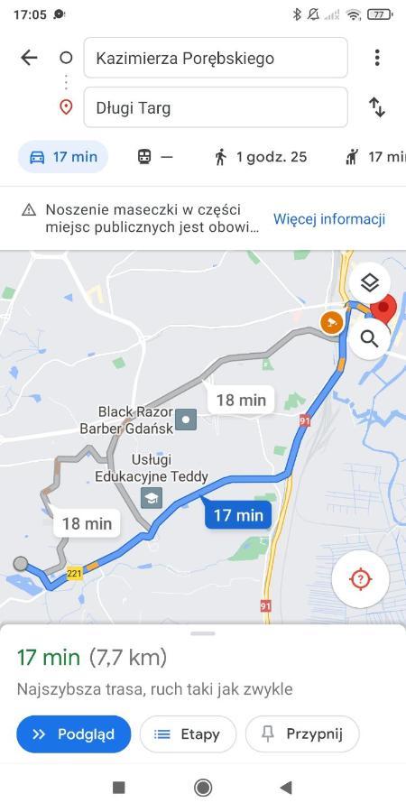 Апартаменты Przytulna Kawalerka Z Ogrodem Гданьск Экстерьер фото