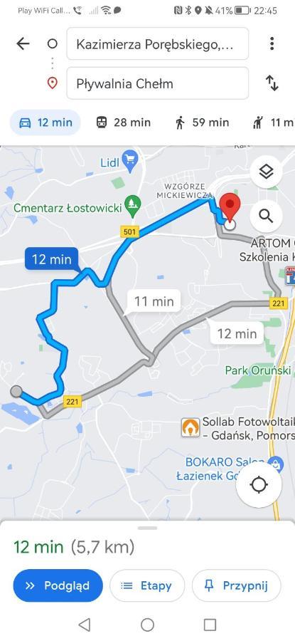 Апартаменты Przytulna Kawalerka Z Ogrodem Гданьск Экстерьер фото