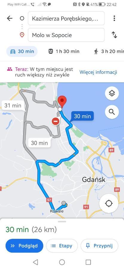 Апартаменты Przytulna Kawalerka Z Ogrodem Гданьск Экстерьер фото